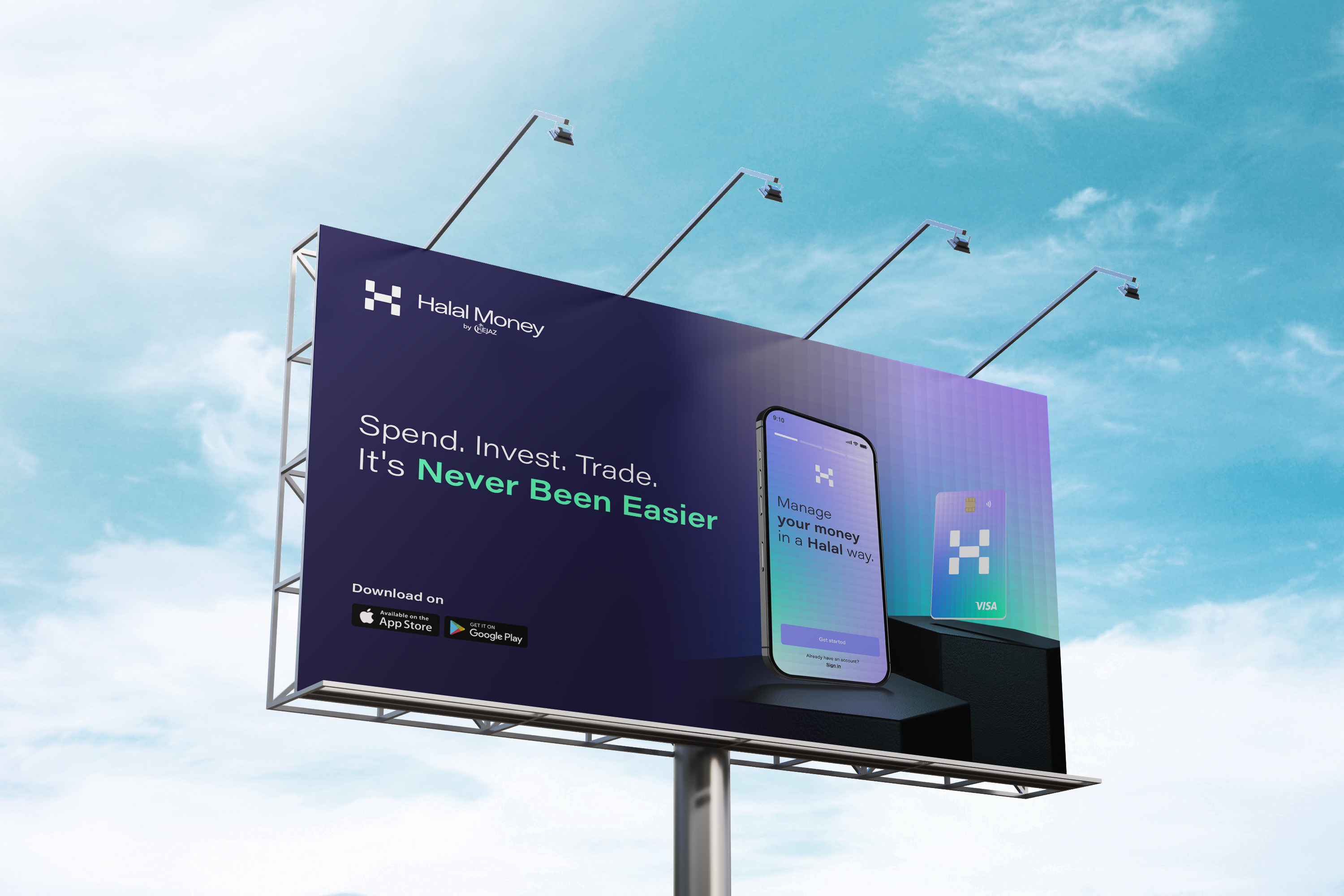 Introducing Halal Money’s new tagline, Never Been Easier. 